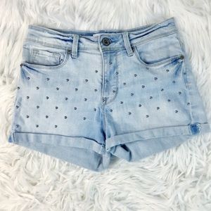 PACSUN BULLHEAD EMBELLISHED HIGH RISE SHORT SZ 5